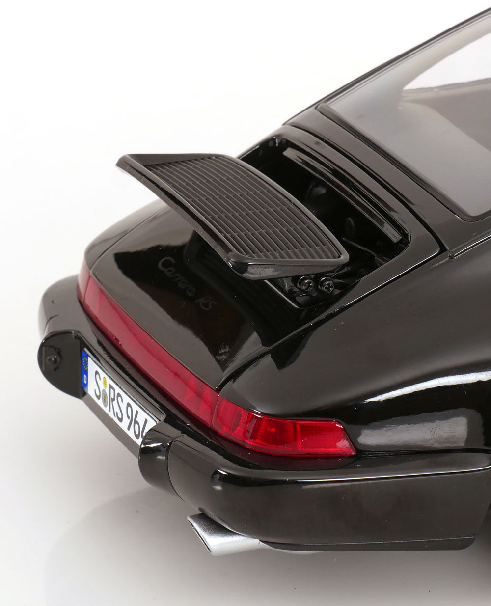 KK Scale 1992 Porsche 911 (964) RS Coupe w/ Cup Wheels Black 1:12