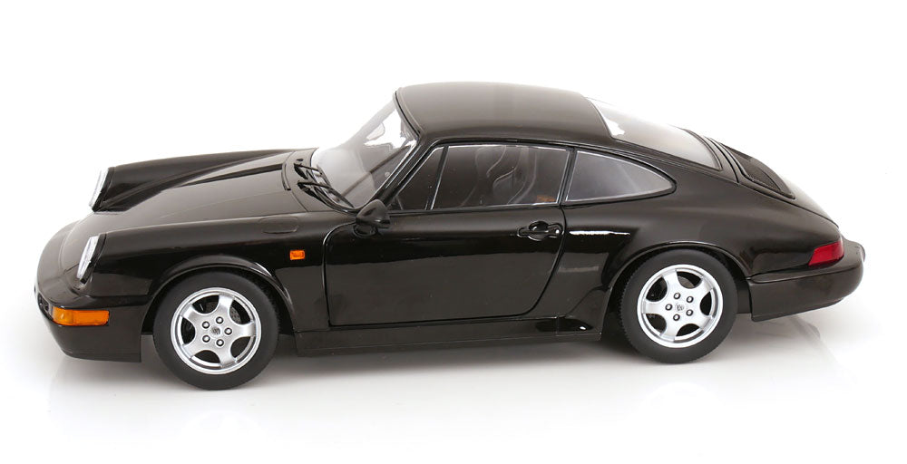 KK Scale 1992 Porsche 911 (964) RS Coupe w/ Cup Wheels Black 1:12