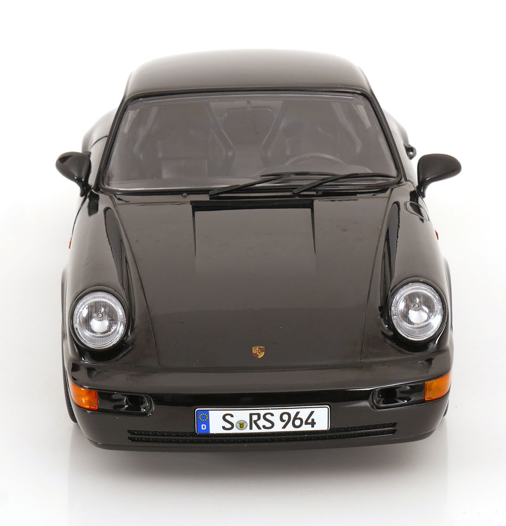 KK Scale 1992 Porsche 911 (964) RS Coupe w/ Cup Wheels Black 1:12