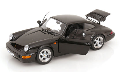 KK Scale 1992 Porsche 911 (964) RS Coupe w/ Speedline Wheels Black 1:12