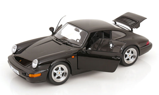 KK Scale 1992 Porsche 911 (964) RS Coupe w/ Speedline Wheels Black 1:12