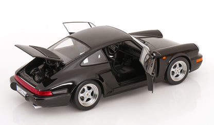 KK Scale 1992 Porsche 911 (964) RS Coupe w/ Speedline Wheels Black 1:12