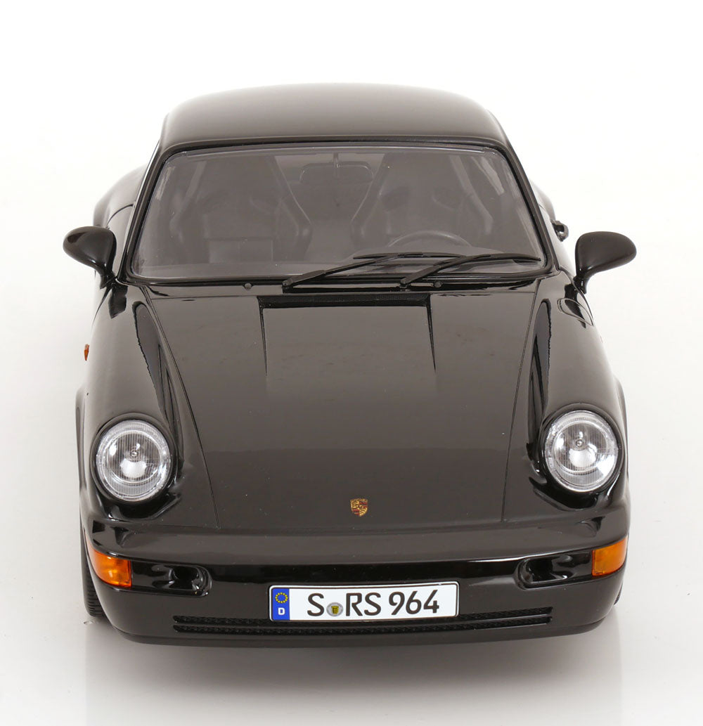 KK Scale 1992 Porsche 911 (964) RS Coupe w/ Speedline Wheels Black 1:12