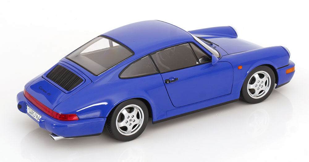KK Scale 1992 Porsche 911 (964) RS Coupe w/ Cup Wheels Maritime Blue 1:12
