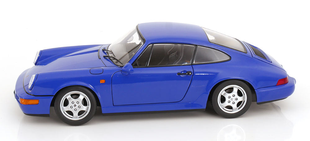 KK Scale 1992 Porsche 911 (964) RS Coupe w/ Cup Wheels Maritime Blue 1:12