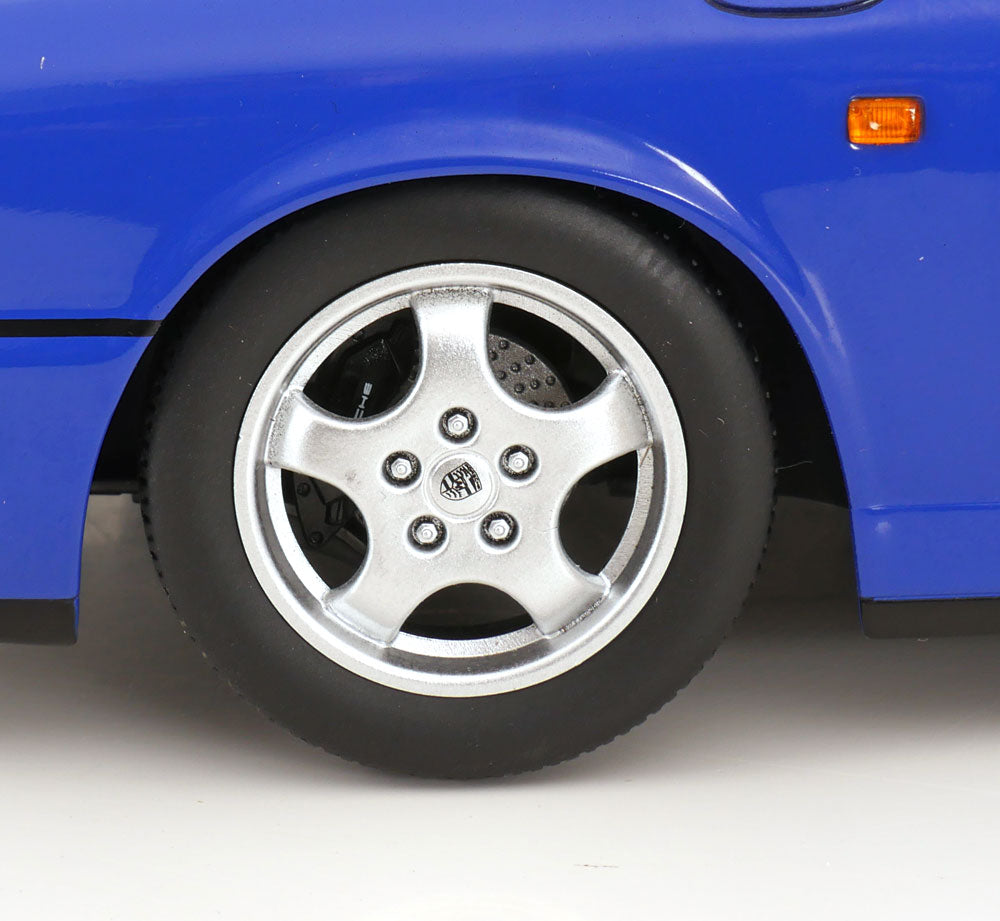 KK Scale 1992 Porsche 911 (964) RS Coupe w/ Cup Wheels Maritime Blue 1:12