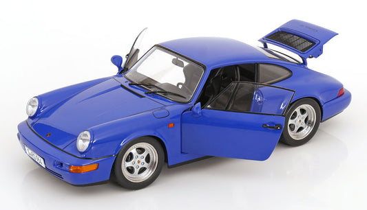 KK Scale 1992 Porsche 911 (964) RS Coupe w/ Speedline Wheels Maritime Blue 1:12