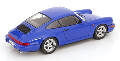 KK Scale 1992 Porsche 911 (964) RS Coupe w/ Speedline Wheels Maritime Blue 1:12