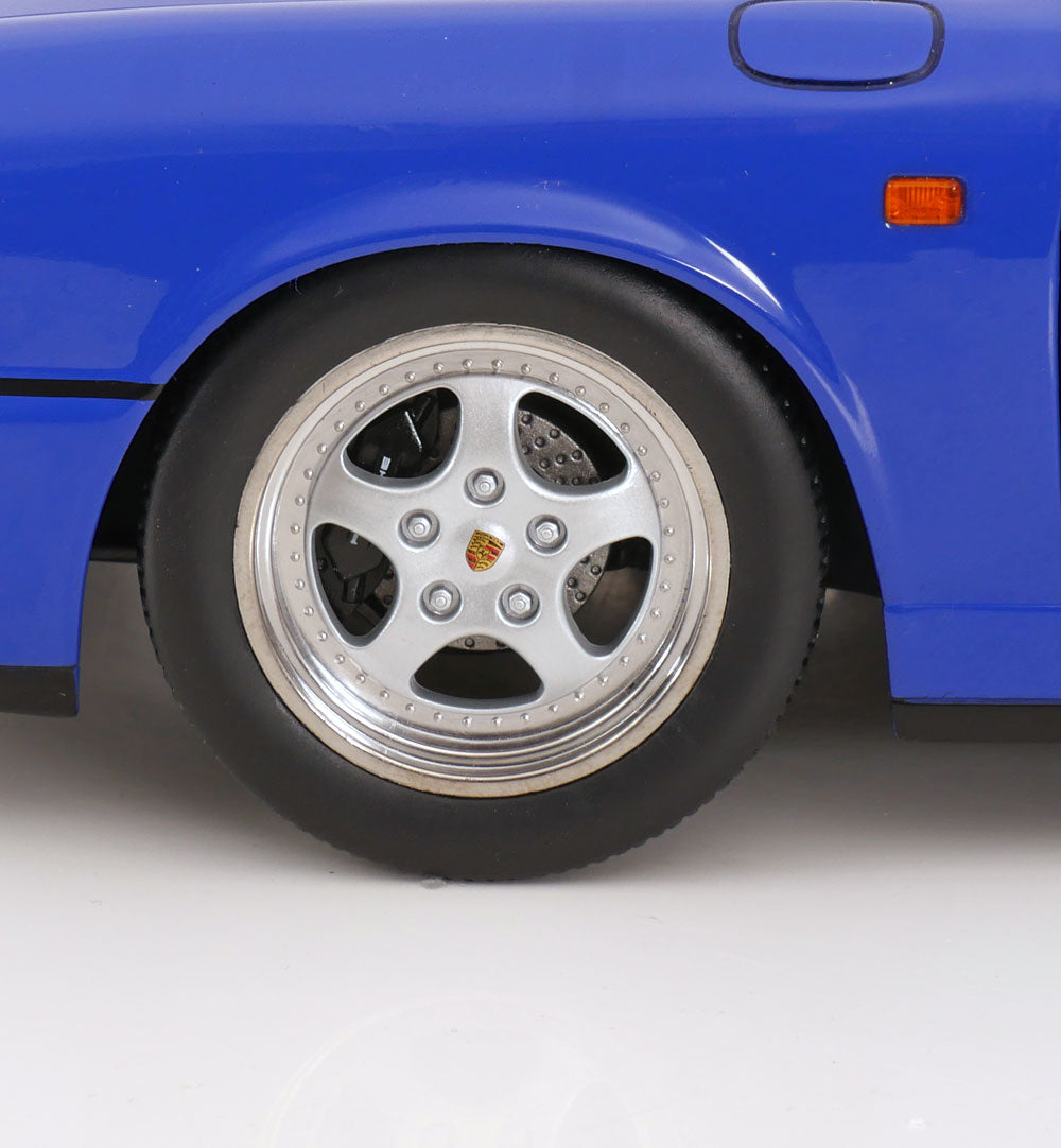 KK Scale 1992 Porsche 911 (964) RS Coupe w/ Speedline Wheels Maritime Blue 1:12