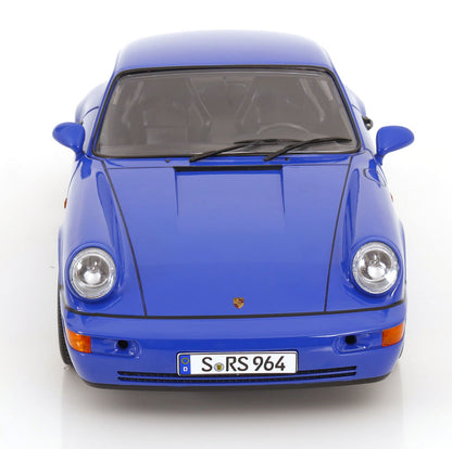 KK Scale 1992 Porsche 911 (964) RS Coupe w/ Speedline Wheels Maritime Blue 1:12