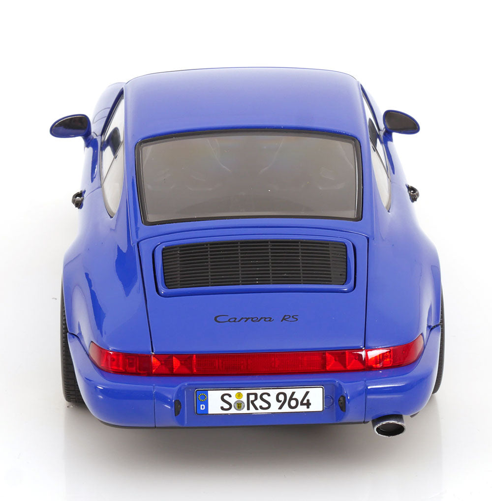 KK Scale 1992 Porsche 911 (964) RS Coupe w/ Speedline Wheels Maritime Blue 1:12