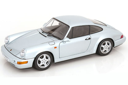 KK Scale 1992 Porsche 911 (964) RS Coupe w/ Cup Wheels Polar Silver 1:12
