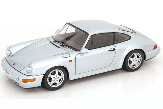 KK Scale 1992 Porsche 911 (964) RS Coupe w/ Cup Wheels Polar Silver 1:12