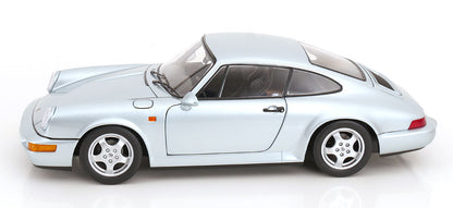 KK Scale 1992 Porsche 911 (964) RS Coupe w/ Cup Wheels Polar Silver 1:12