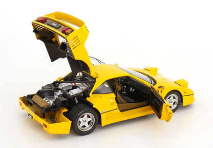 KK Scale 1987 Ferrari F40 Giallo (Yellow) 1:12