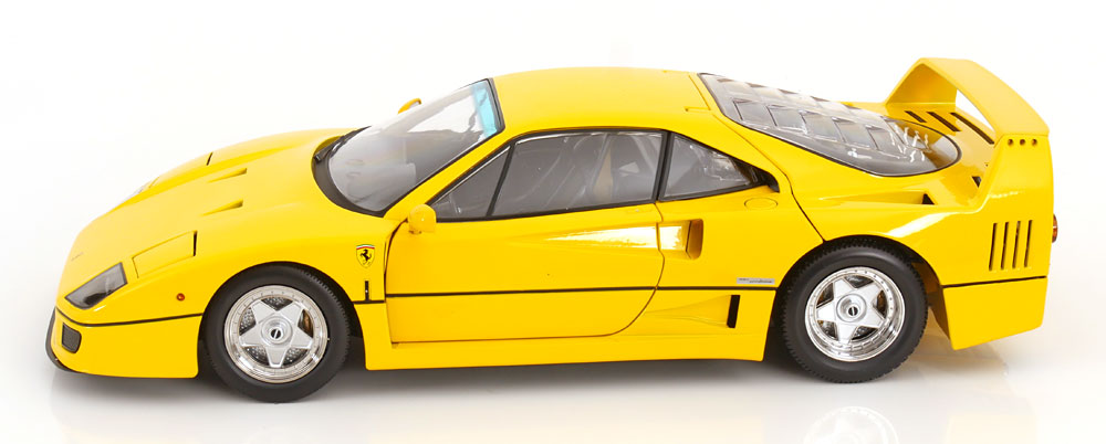 KK Scale 1987 Ferrari F40 Giallo (Yellow) 1:12