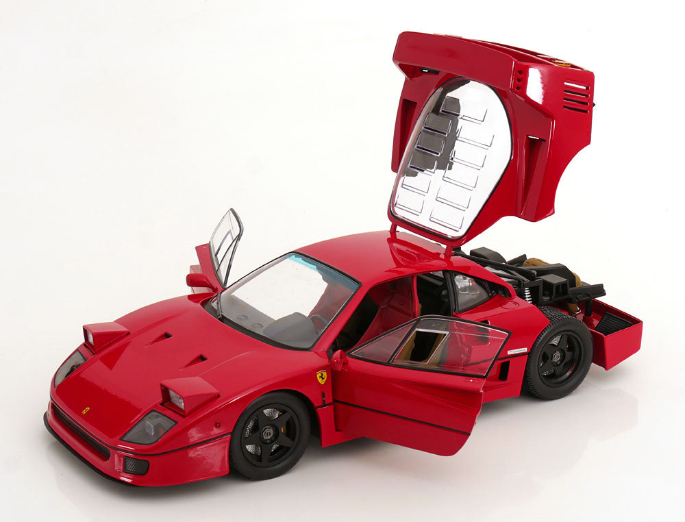KK Scale 1990 Ferrari F40 Lightweight Rosso Corsa (Ferrari Red) 1:12