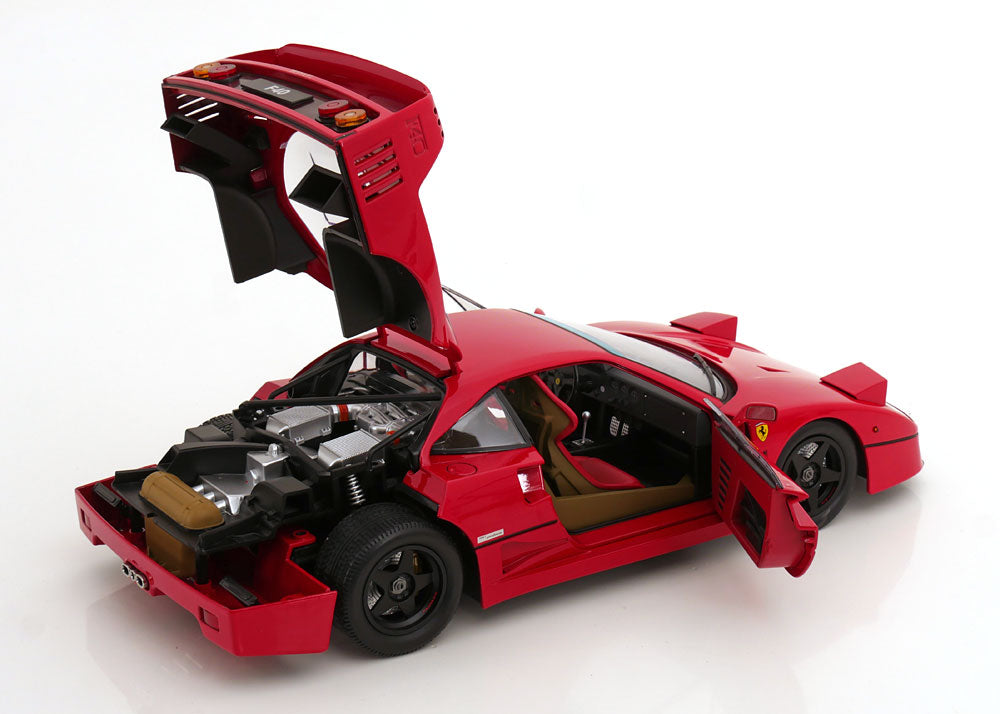 KK Scale 1990 Ferrari F40 Lightweight Rosso Corsa (Ferrari Red) 1:12