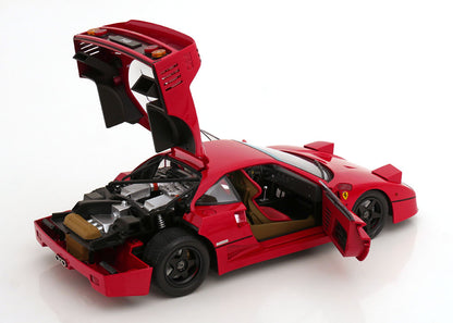KK Scale 1990 Ferrari F40 Lightweight Rosso Corsa (Ferrari Red) 1:12