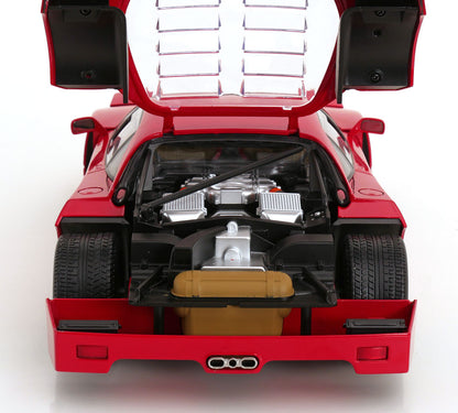 KK Scale 1990 Ferrari F40 Lightweight Rosso Corsa (Ferrari Red) 1:12