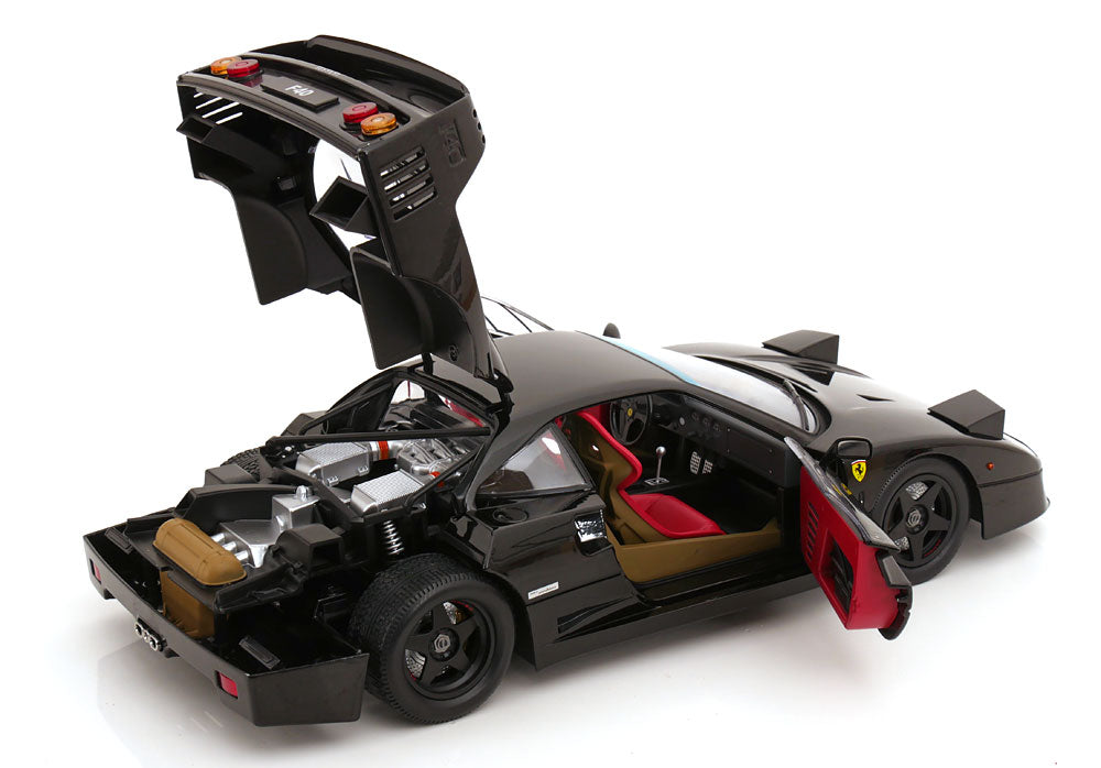 KK Scale 1990 Ferrari F40 Lightweight Black 1:12