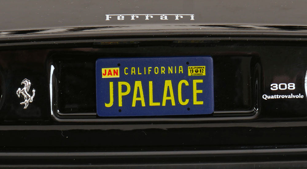 KK Scale 1982 Ferrari 308 GTS Quattrovalvole "Against All Odds" Black 1:12