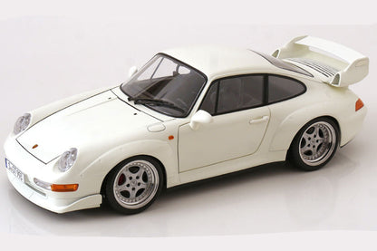 KK Scale 1996 Porsche 911 993 GT2 w/ Speedline Wheels White 1:12