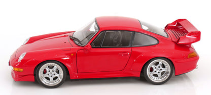 KK Scale 1996 Porsche 911 993 GT2 w/ Speedline Wheels Guards Red 1:12