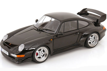 KK Scale 1996 Porsche 911 993 GT2 w/ Speedline Wheels Black 1:12