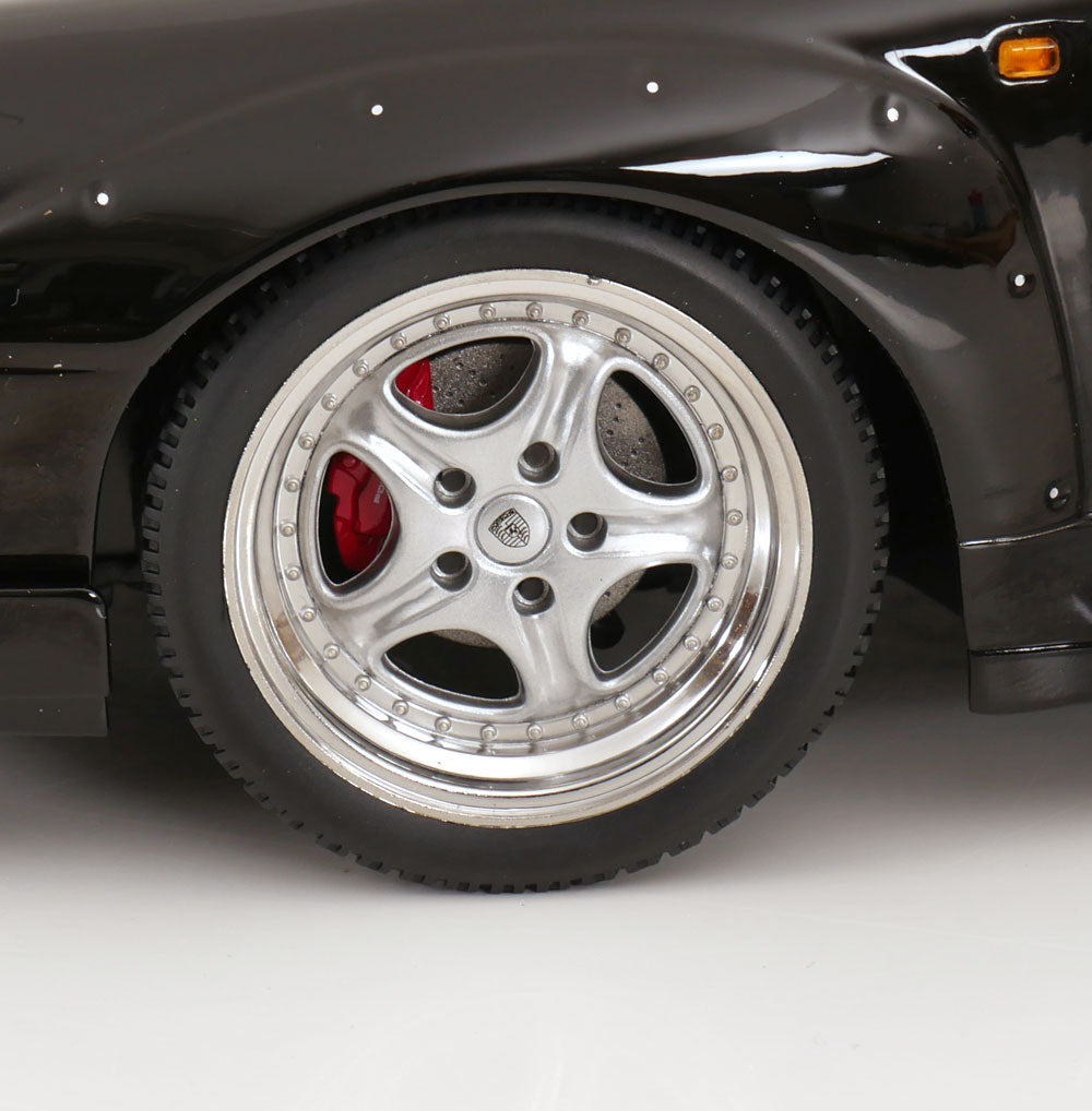 KK Scale 1996 Porsche 911 993 GT2 w/ Speedline Wheels Black 1:12