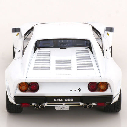 KK Scale 1984 Ferrari 288 GTO (Chris Evans from Topspeed) White 1:18