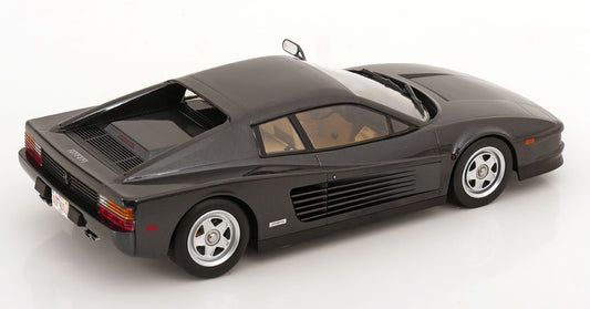 KK Scale 1984 Ferrari Testarossa Monospecchio (1st Miami Vice) Anthracite 1:18
