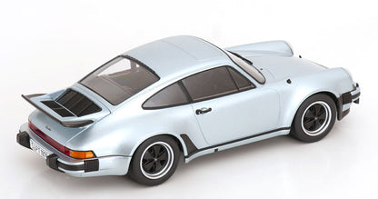 KK Scale 1976 Porsche 911 930 Turbo 3.0 Polar Silver 1:18