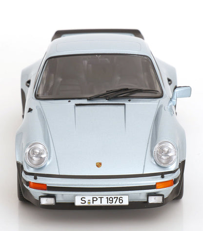 KK Scale 1976 Porsche 911 930 Turbo 3.0 Polar Silver 1:18