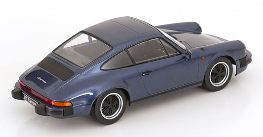 KK Scale 1983 Porsche 911 SC Coupe G Series Dark Blue Metallic 1:18