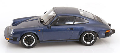 KK Scale 1983 Porsche 911 SC Coupe G Series Dark Blue Metallic 1:18
