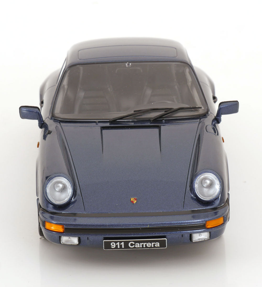 KK Scale 1983 Porsche 911 SC Coupe G Series Dark Blue Metallic 1:18