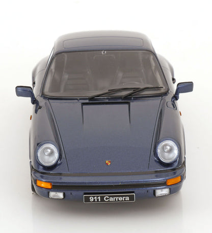 KK Scale 1983 Porsche 911 SC Coupe G Series Dark Blue Metallic 1:18