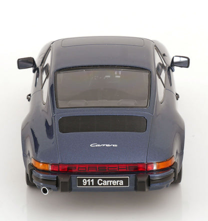 KK Scale 1983 Porsche 911 SC Coupe G Series Dark Blue Metallic 1:18