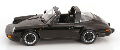 KK Scale 1983 Porsche 911 SC Targa w/ Removable Roof G Series Black 1:18