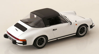 KK Scale 1983 Porsche 911 SC Targa w/ Removable Roof G Series White 1:18