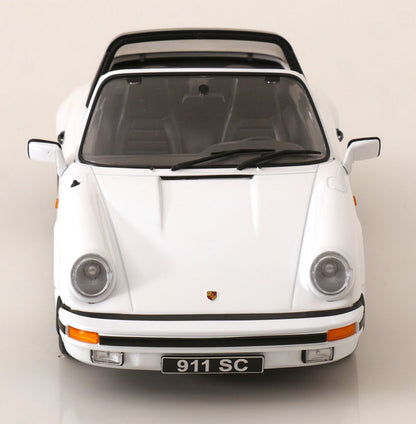 KK Scale 1983 Porsche 911 SC Targa w/ Removable Roof G Series White 1:18