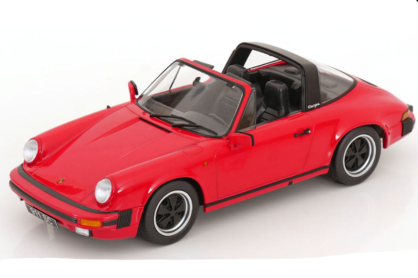 KK Scale 1983 Porsche 911 SC Targa w/ Removable Roof G Series Guards Red 1:18