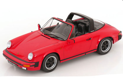 KK Scale 1983 Porsche 911 SC Targa w/ Removable Roof G Series Guards Red 1:18