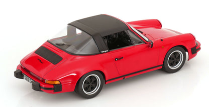 KK Scale 1983 Porsche 911 SC Targa w/ Removable Roof G Series Guards Red 1:18
