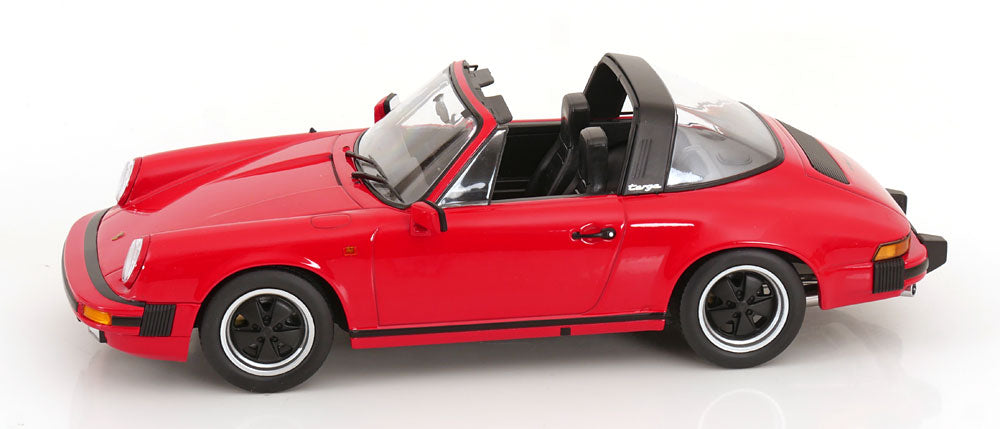 KK Scale 1983 Porsche 911 SC Targa w/ Removable Roof G Series Guards Red 1:18