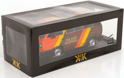 KK Scale Volkswagen Vanagon GL T3 Minibus "Island Hoppers" from Magnum PI Brown 1:18
