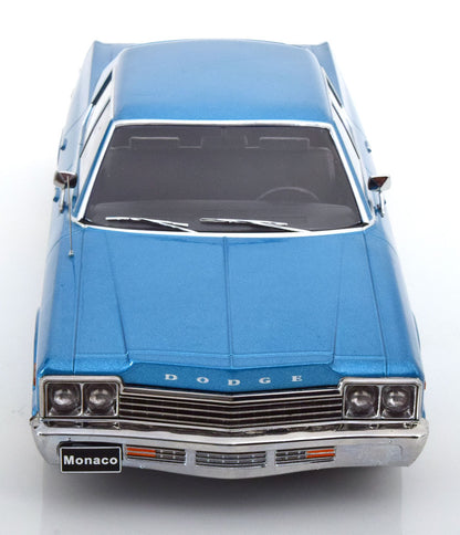 KK Scale 1974 Dodge Monaco Blue Metallic 1:18