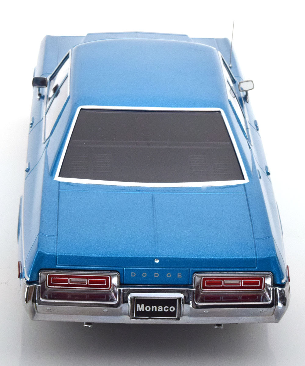 KK Scale 1974 Dodge Monaco Blue Metallic 1:18
