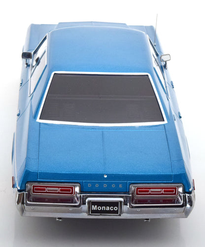 KK Scale 1974 Dodge Monaco Blue Metallic 1:18